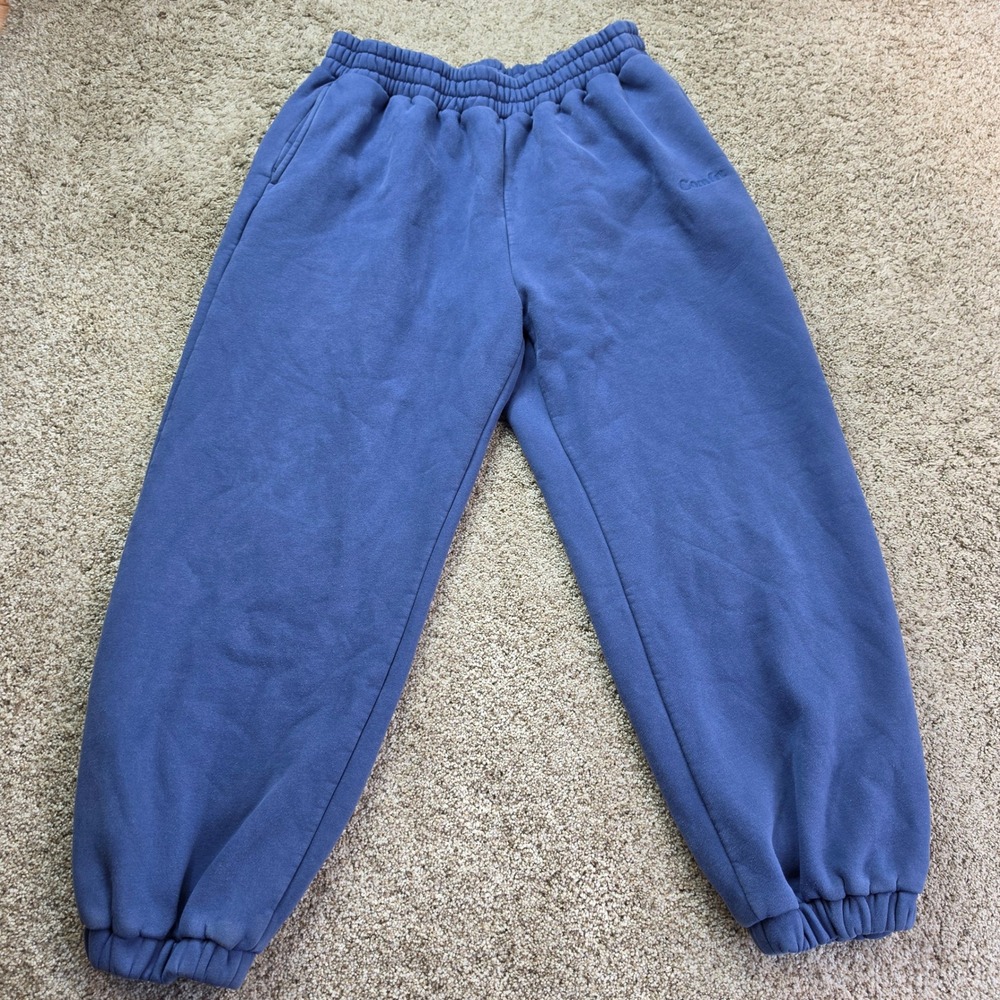 Comfrt Cloud Sweatpants Women 2XL Blue Oversized Fleece Joggers Loungewear‎